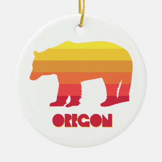 Oregon Beer Keramisch Ornament (Voorkant)
