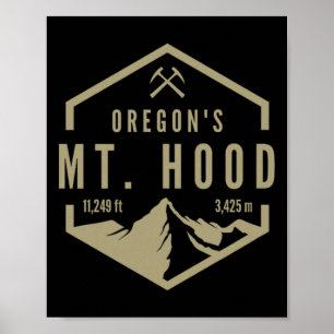 Oregon Berg Mt. Hood Poster
