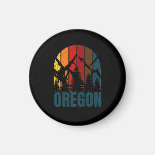 Oregon Bergen Retro Vintage Magneet