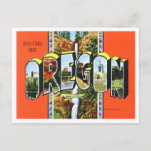 Oregon Big Letters Briefkaart (Voorkant)