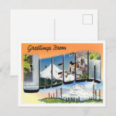 Oregon  Big Letters Briefkaart (Voorkant / Achterkant)