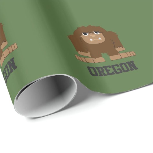 Oregon Bigfoot Cadeaupapier (Rol Hoek)