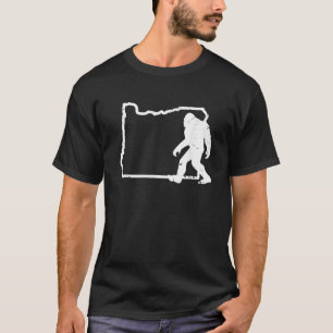 Oregon Bigfoot Hunter Sasquatch Pacific Northwest T-shirt