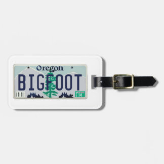 Oregon Bigfoot License Bord Bagagelabel