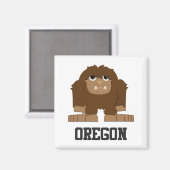 Oregon Bigfoot Magneet (Voorkant / Achterkant)