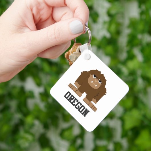 Oregon Bigfoot Sleutelhanger (Hand)