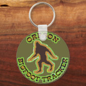 Oregon Bigfoot Tracker Sleutelhanger (Voorkant)