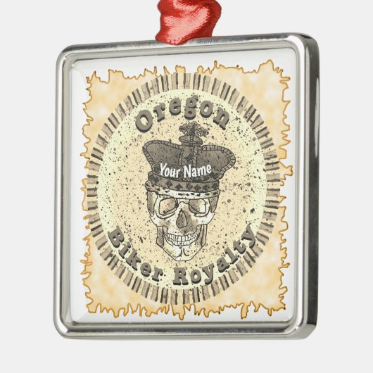 Oregon Biker  Metalen Ornament (Links)