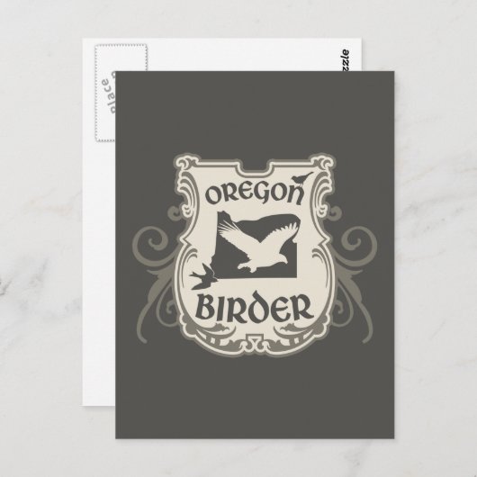 Oregon Birder Briefkaart (Voorkant / Achterkant)