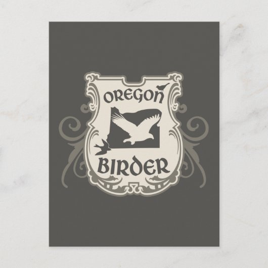 Oregon Birder Briefkaart (Voorkant)