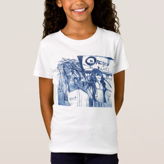 OREGON BLUES MET DREAD T-SHIRT (Voorkant)