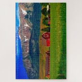 Oregon Boerderij Buildings.kerstcadeautjes Legpuzzel (Verticaal)