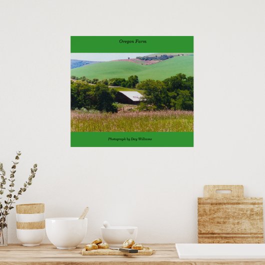Oregon Boerderij Poster (Keuken)