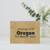 Oregon Briefkaart (Staand voorkant)