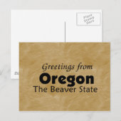 Oregon Briefkaart (Voorkant / Achterkant)