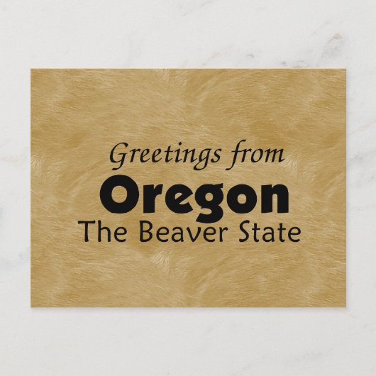 Oregon Briefkaart (Voorkant)