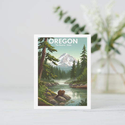  Oregon Briefkaart (Staand voorkant)