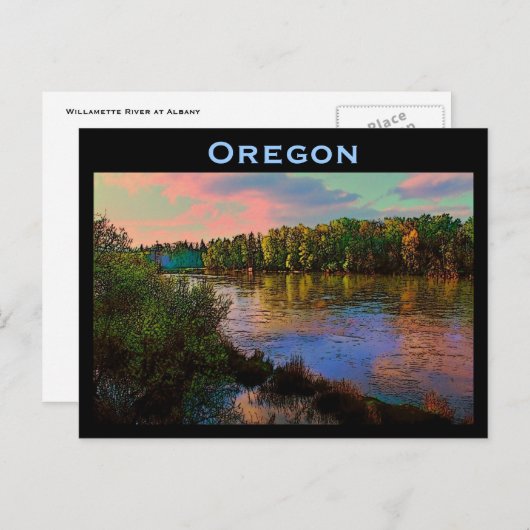 Oregon Briefkaart (Voorkant / Achterkant)