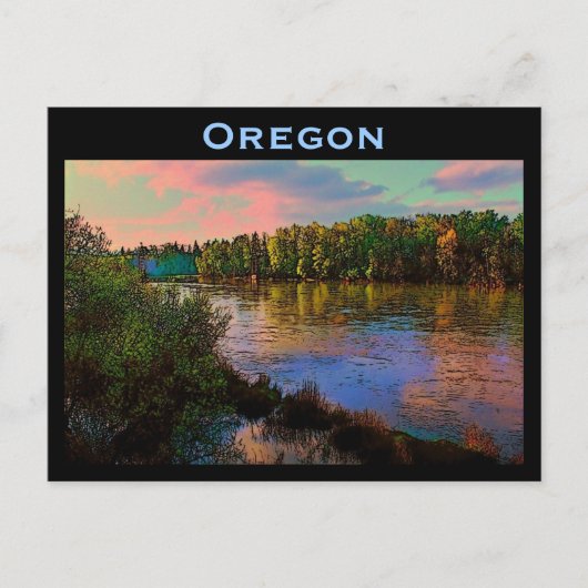 Oregon Briefkaart (Voorkant)