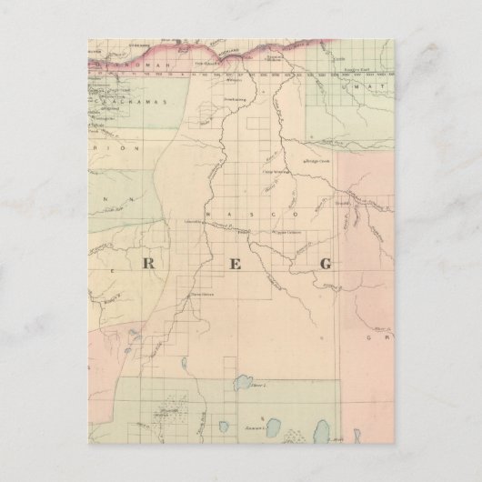 Oregon Briefkaart (Voorkant)