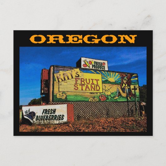 Oregon Briefkaart (Voorkant)