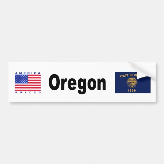 Oregon Bumpersticker (Voorkant)
