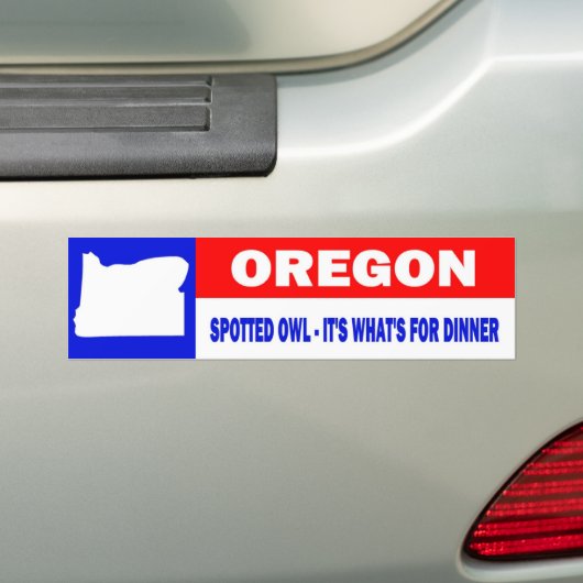OREGON BUMPERSTICKER (Op auto)