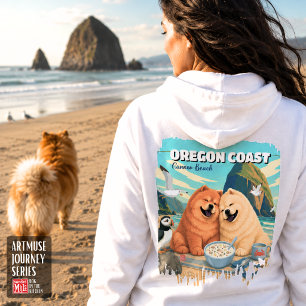 OREGON • Cannon Beach Chow capuchontrui Hoodie