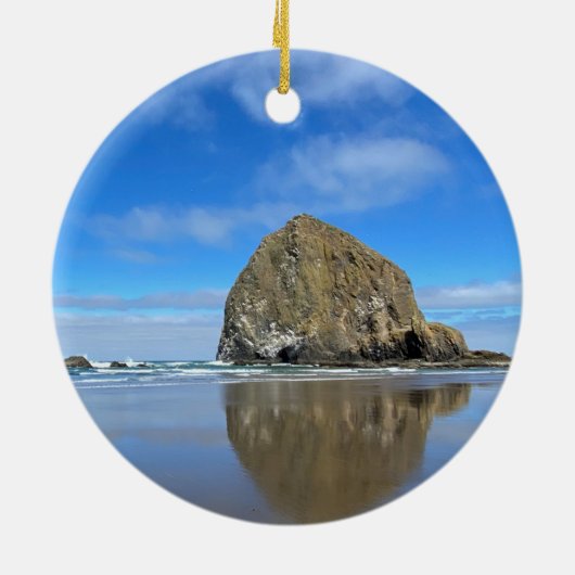 Oregon Cannon Beach Keramisch Ornament (Achterkant)