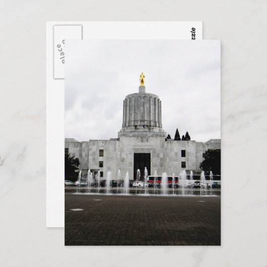 Oregon Capitol Briefkaart (Voorkant / Achterkant)