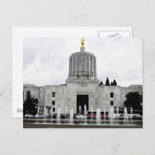 Oregon Capitol Briefkaart (Voorkant / Achterkant)