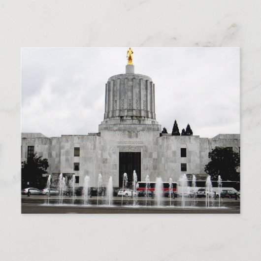Oregon Capitol Briefkaart (Voorkant)