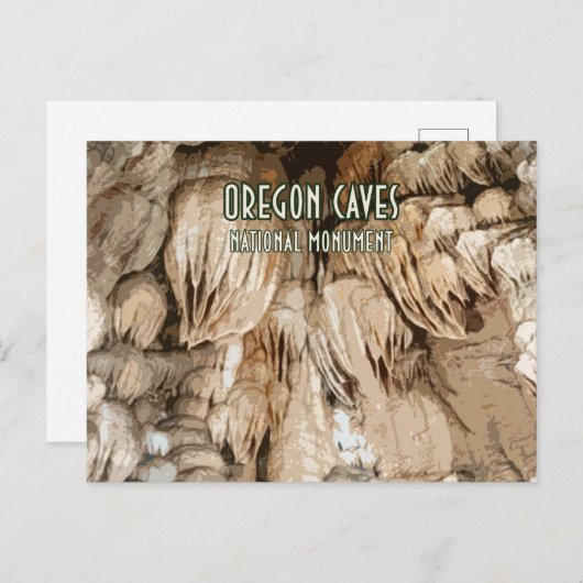 Oregon Caves Nationaal Monument Briefkaart (Voorkant / Achterkant)