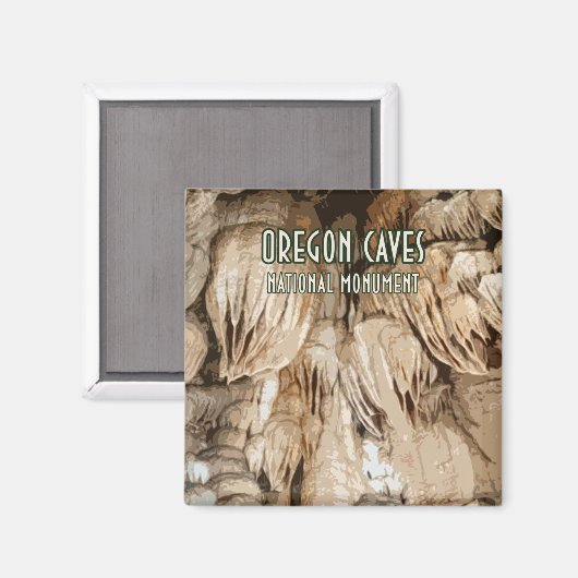 Oregon Caves Nationaal Monument Magneet (Voorkant / Achterkant)