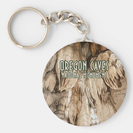 Oregon Caves Nationaal Monument Sleutelhanger (Voorkant)