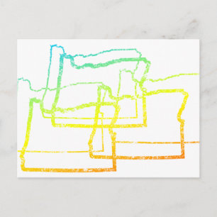 oregon chill blur briefkaart