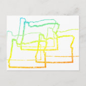 oregon chill blur briefkaart (Voorkant)