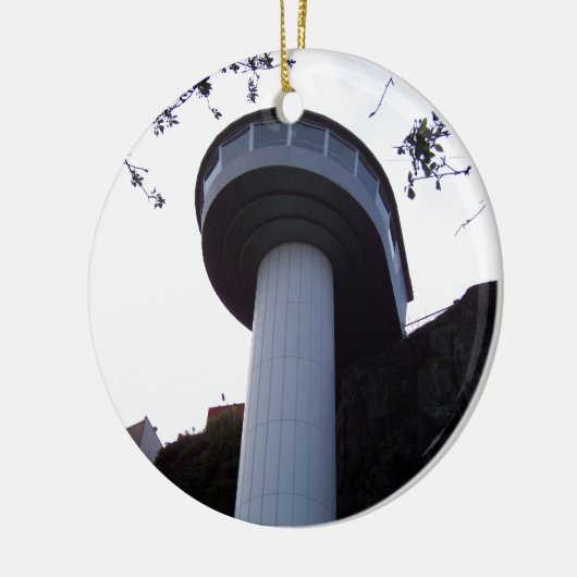 Oregon City Elevator Keramisch Ornament (Links)
