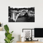 Oregon City, OF Highway Bridge over Willamette Poster (Thuiskantoor)