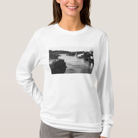 Oregon City, OF Willamette Herfsten en papierheuve T-shirt (Voorkant)