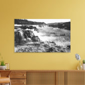 Oregon City, OF Zalm Vist op Willamette Canvas Afdruk (Insitu (Woonkamer))