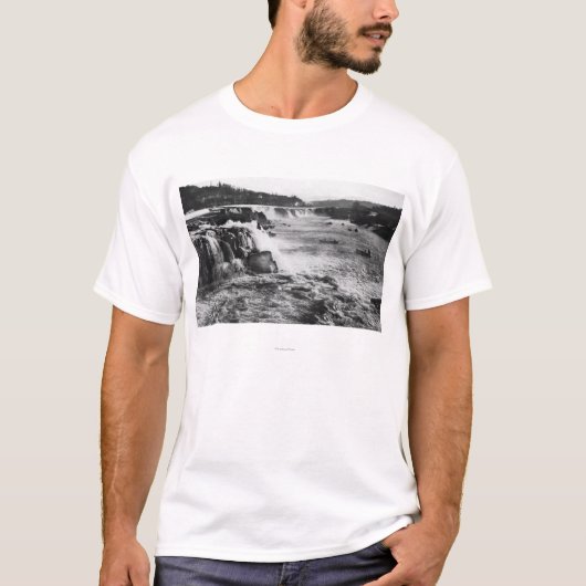 Oregon City, OF Zalm Vist op Willamette T-shirt (Voorkant)