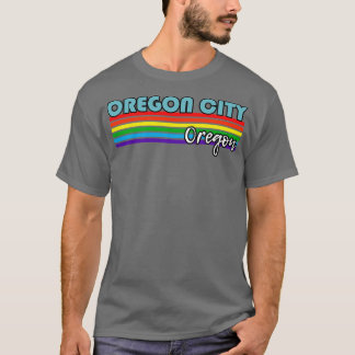 Oregon City Oregon Pride Oregon City LGBT Gift LG T-shirt