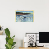 Oregon City, ORWillamette Herfsten ViewCity, OF Poster (Thuiskantoor)