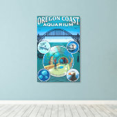 Oregon Coast Aquarium Canvas Afdruk (Insitu (Houten vloer))