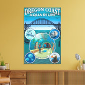Oregon Coast Aquarium Canvas Afdruk (Insitu (Woonkamer))
