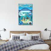 Oregon Coast Aquarium Canvas Afdruk (Insitu (Slaapkamer))
