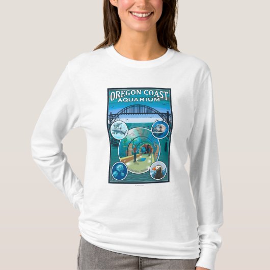 Oregon Coast Aquarium T-shirt (Voorkant)
