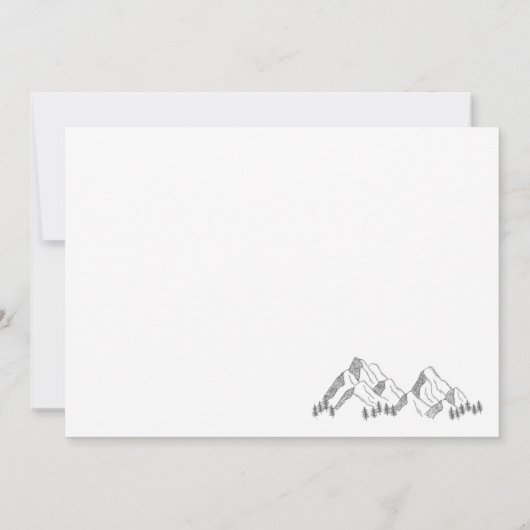 Oregon Coast Blank Hartelijk dank Bedankkaart (Achterkant)