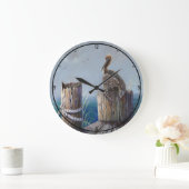 Oregon Coast Brown Pelican Coastal Seaside Ocean Grote Klok (Huis)